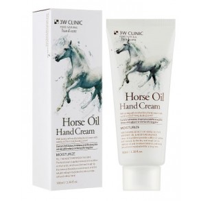 3W Clinic Horse Oil Hand Cream