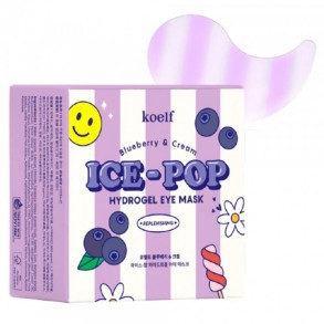 Petitfee Koelf ICE-POP Hydrogel Eye Mask - Blueberry & Cream