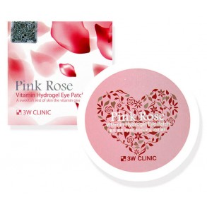 3W Clinic Pink Rose Vitamin Hydrogel Eye Patch