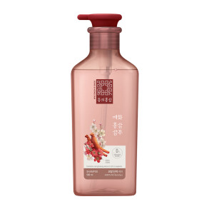 Шампунь для ломких и тонких волос Aekyung KeraSys Dong Ui Hong Sam Prunus Mume Flower Red Ginseng Shampoo