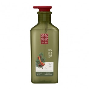Шампунь для сухой кожи головы сосновый с женьшенем Aekyung KeraSys Dong Ui Hong Sam Pine Needle Red Ginseng Shampoo