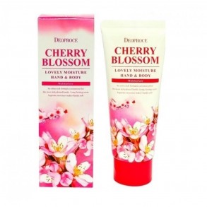 Увлажняющий крем для кожи рук и тела Deoproce Cherry Blossom Lovely Moisture Hand & Body