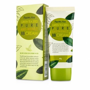 Матирующий ББ-крем для лица с антивозрастным эффектом Farmstay Green Tea Seed Pure Anti-Wrinkle BB Cream