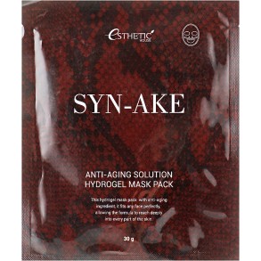 Гидрогелевая маска для лица со змеиным пептидом Esthetic House Syn Ake Anti Aging Solution Hydrogel Mask Pack
