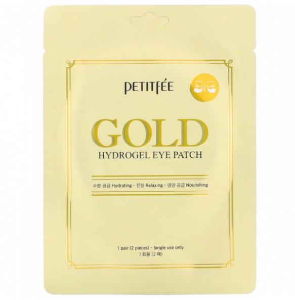 Гидрогелевые патчи для глаз с золотым комплексом Petitfee Gold Hydrogel Eye Patch
