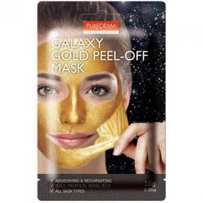 Маска-пилинг для лица "Золотая" Purederm Galaxy Gold Peel-Off Mask