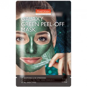 Маска-пилинг для лица "Зеленая" Purederm Galaxy Green Peel-off Mask
