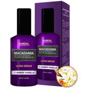 Сыворотка для волос "Янтарная ваниль" Kundal Macadamia Amber Vanilla Ultra Serum