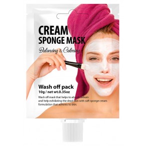 Кремовая глиняная маска для лица CNF She's Lab Cream Sponge Mask